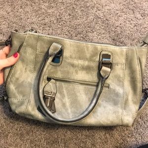 Steve Madden grey crossbody purse